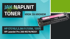 Návod k plnění tonerů HP CF210A/CF210X (131A, 131X), HP LaserJet Pro 200 M276/M251