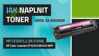 Návod k plnění tonerů HP CP1525/CM1415 MFP
                                                    