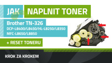 Návod k plnění tonerů Brother TN-326, DCP-L8400/L8450/HL-L8250/L8350/MFC-L8650/L8850