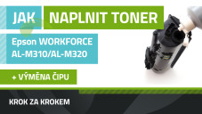 Návod k plnění tonerů Epson WorkForce AL-M310/M320