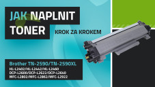 Návod k plnění tonerů Brother TN-2590 a TN-2590XL