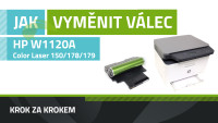 Návod na výměnu zobrazovacího válce HP W1120A, HP Laser 150a/150nw/178nw/179fnw