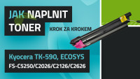 Návod k plnění tonerů Kyocera TK-590 ECOSYS FS-C5250/C2026/C2126/ C2626