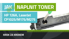 Návod k plnění tonerů HP 126A, LaserJet CP1025/M175/M275