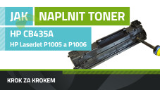 Návod k plnění tonerů HP CB435A