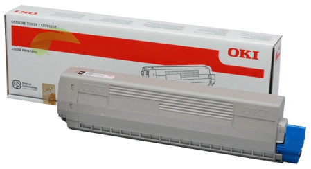 Toner OKI 44844508 originální černý, OKI C831/C841