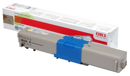 Toner OKI 44973533 originální žlutý, C301/C321/MC332/MC342