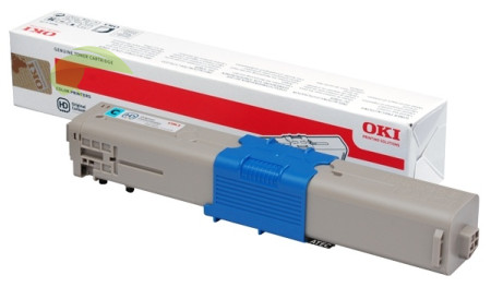 Toner OKI 44973535 originální cyan, C301/C321/MC332/MC342