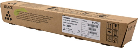 Toner Ricoh MP C3501E, 841424, 841579, 842047 originál černý, Aficio C3001/C3501