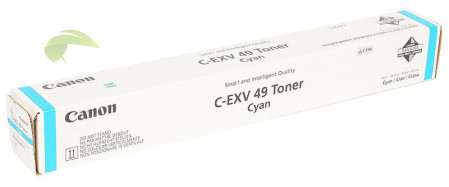 Toner Canon C-EXV49, 8525B002 originální cyan, imageRUNNER ADVANCE C3320/C3320i/C3325i