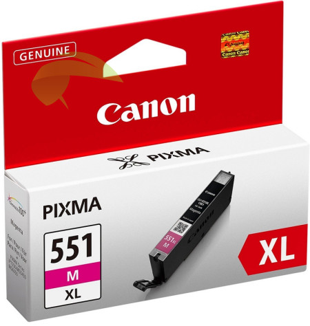 Canon CLI-551XL M originální náplň magenta, Pixma MG5450/MG5550/MG5650/MG5655