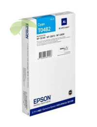 Epson T04B2, C13T04B24N (XL) originální náplň cyan, WorkForce Pro WF-C8190/WF-8690