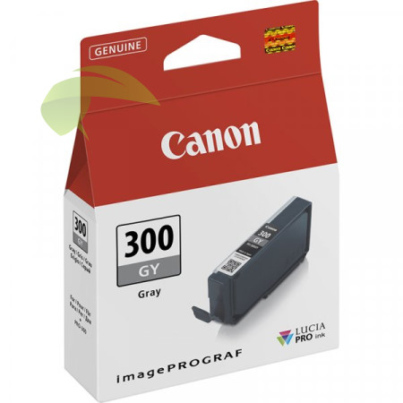 Inkoustová náplň Canon PFI-300GY, 4200C001 šedá originální, imagePROGRAF PRO-300