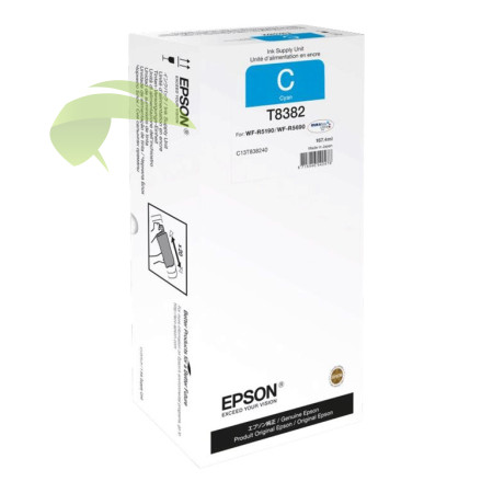 Originální náplň Epson T8382, C13T838240 cyan, Pro WF-R5190/WF-R5690