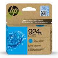 HP 4K0U7NE, HP 924e originální náplň cyan, OfficeJet Pro 8122e/8124e/8132e/8134e/8135e