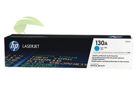 Originální toner HP CF351A (130A), Color LaserJet M176 MFP/M177 - cyan - 1000 stran