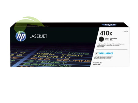 Toner HP 410X, CF410X originální černý, LaserJet M377/M452/M477