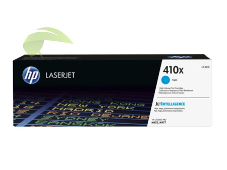 Toner HP 410X, CF411X originální cyan, LaserJet M377/M452/M477