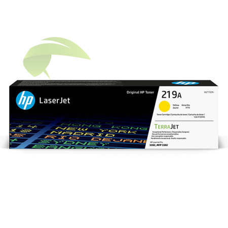 Toner HP 219A, HP W2192A originální žlutý, Color LaserJet Pro 3202/3302