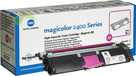 Toner Konica Minolta A00W232, 1710589-006 originální magenta, magicolor 2400/2430/2450/2500/2590